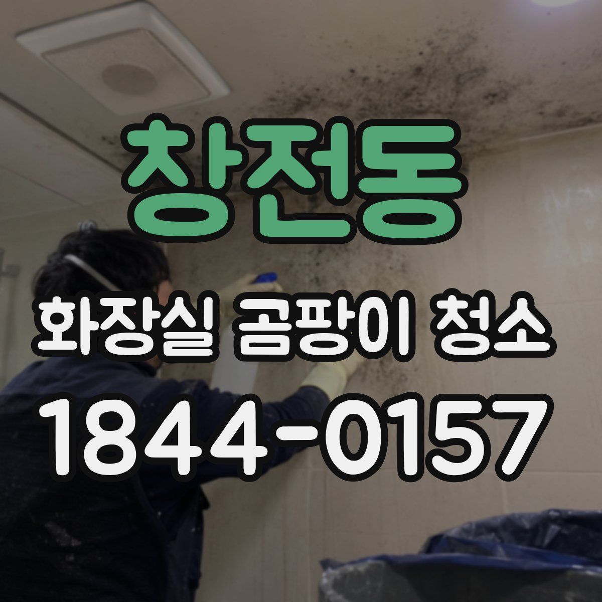 창전동 화장실 곰팡이 청소