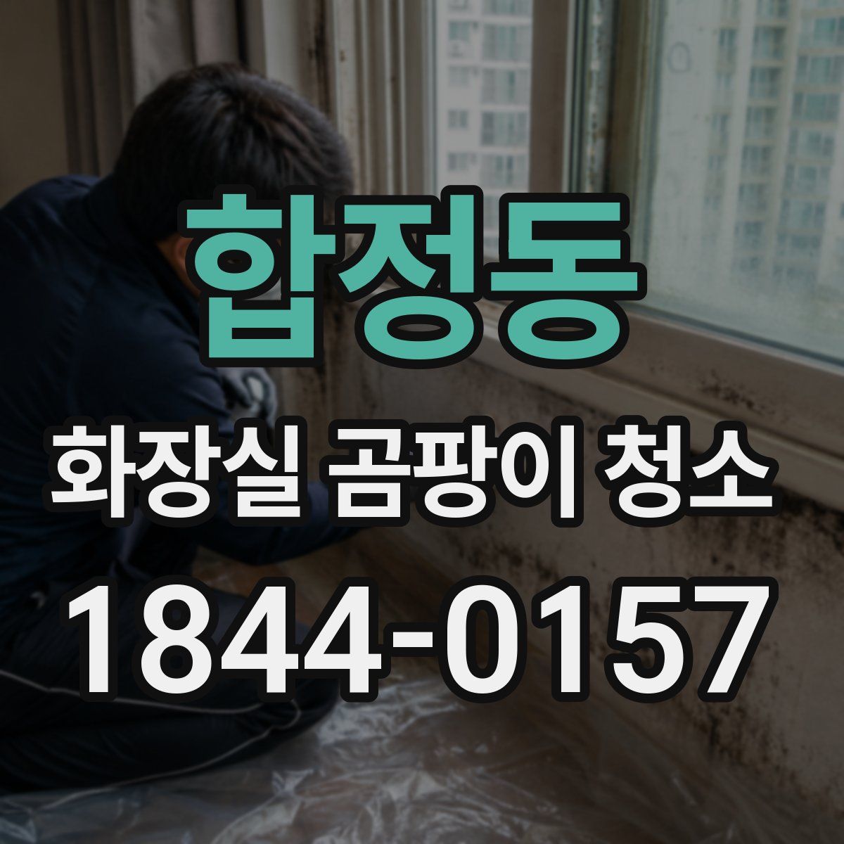 합정동 화장실 곰팡이 청소