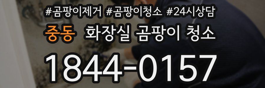 중동 화장실 곰팡이 청소