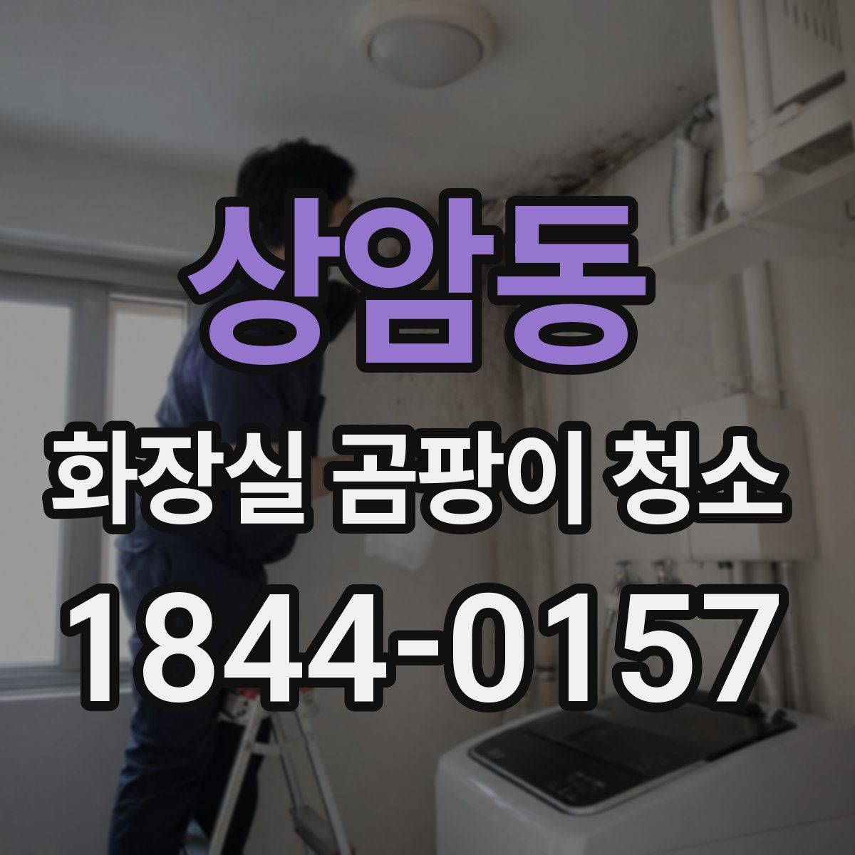 상암동 화장실 곰팡이 청소