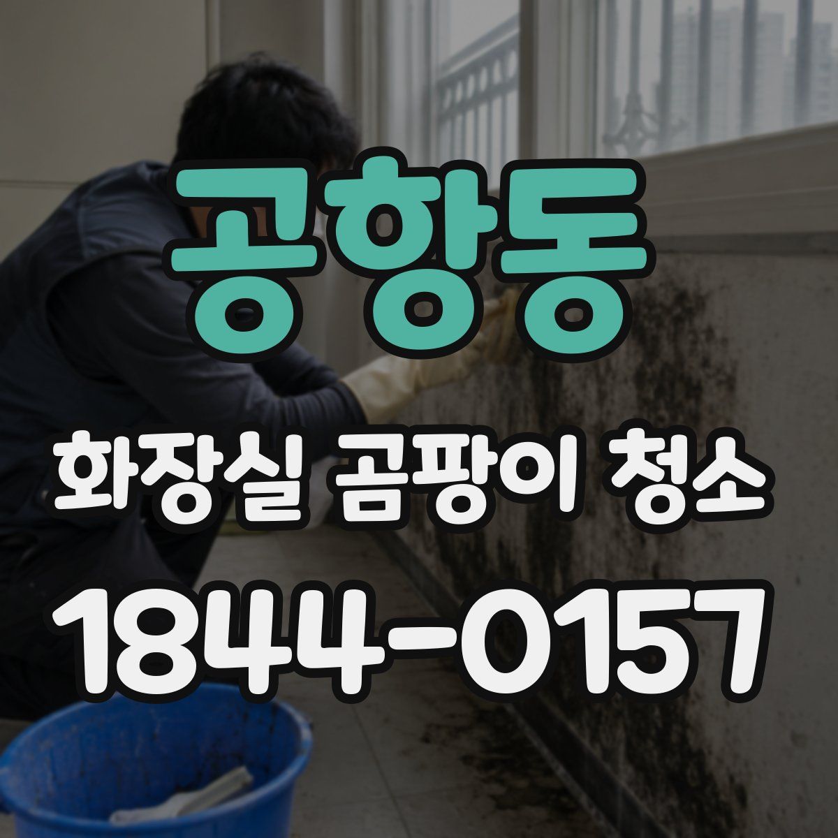 공항동 화장실 곰팡이 청소