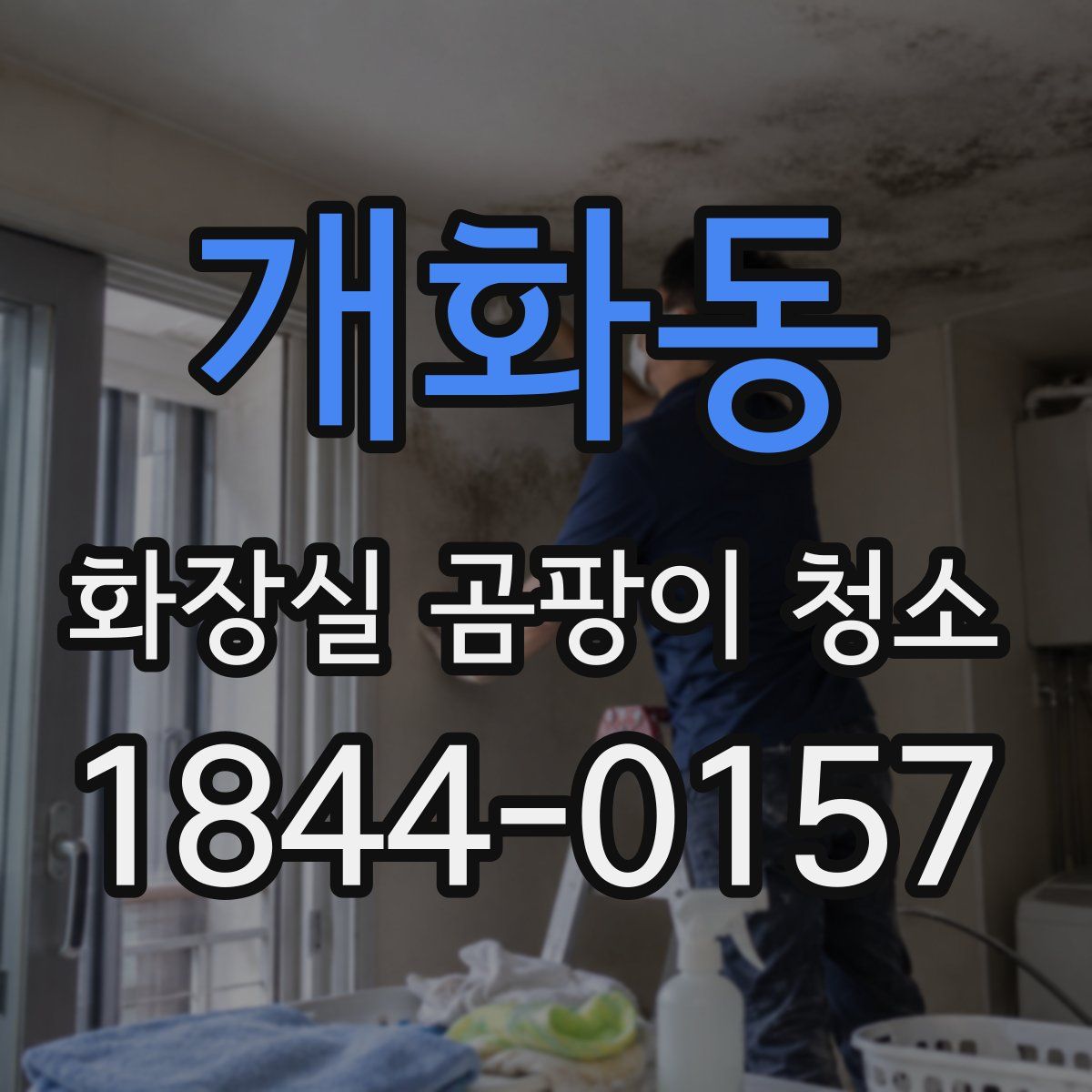 개화동 화장실 곰팡이 청소