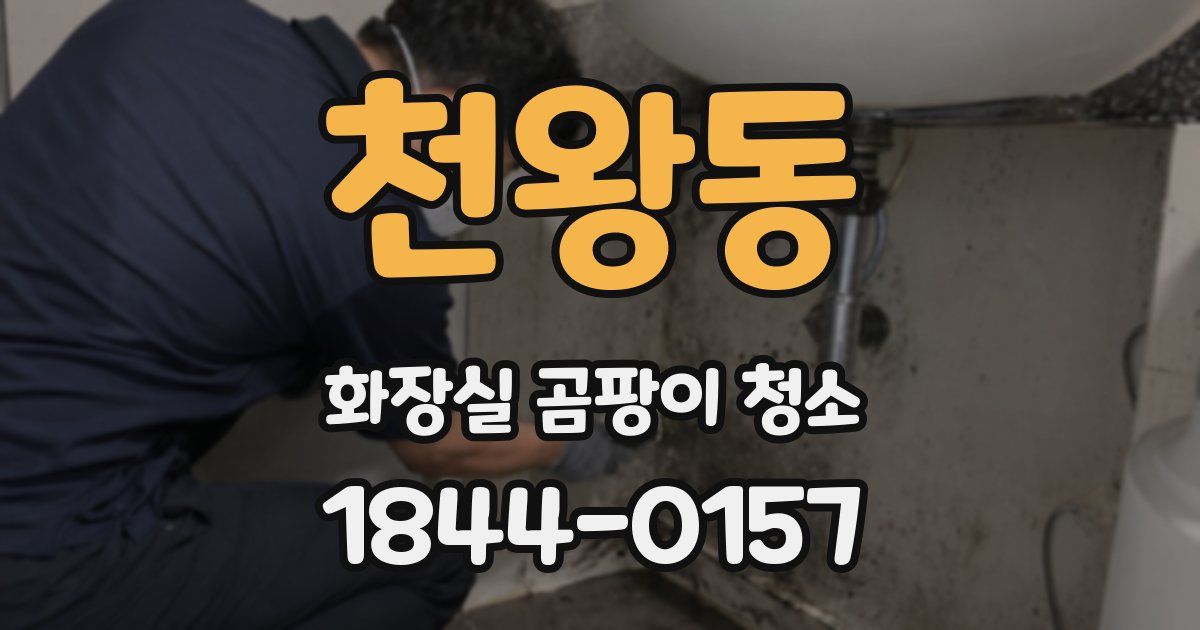 천왕동 화장실 곰팡이 청소