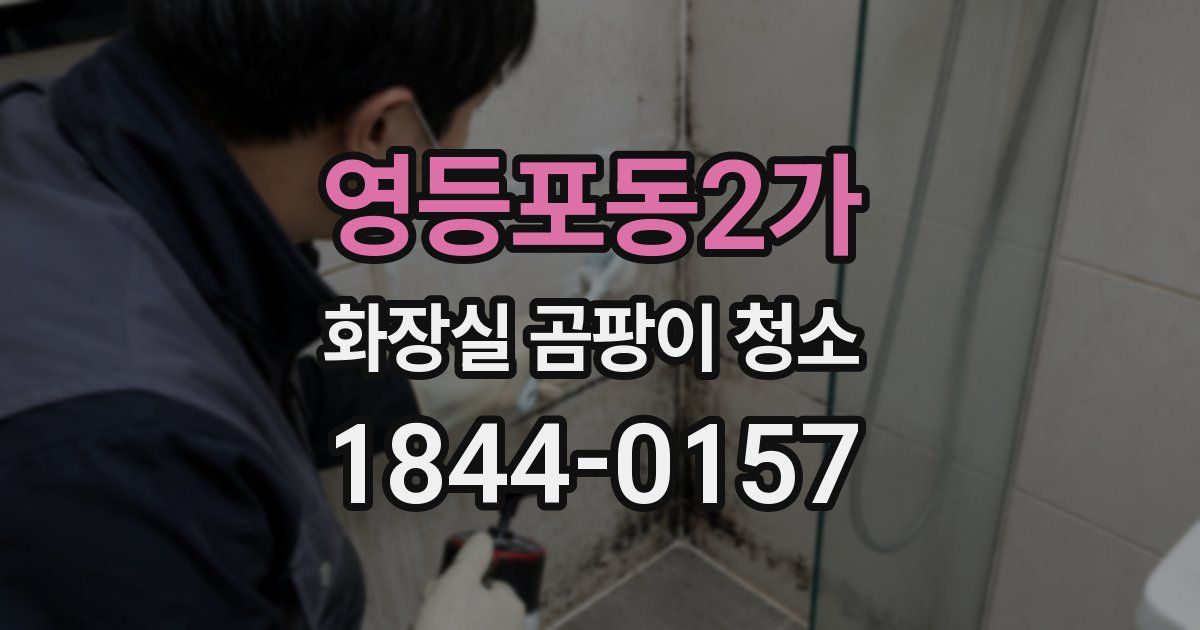 영등포동2가 화장실 곰팡이 청소