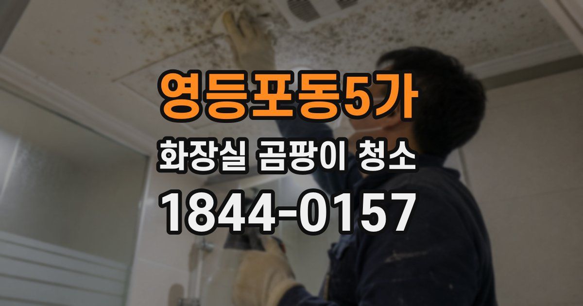 영등포동5가 화장실 곰팡이 청소
