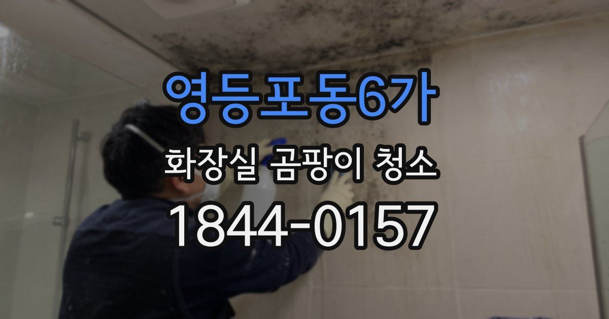 영등포동6가 화장실 곰팡이 청소