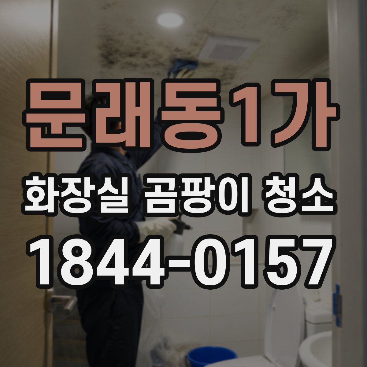 문래동1가 화장실 곰팡이 청소