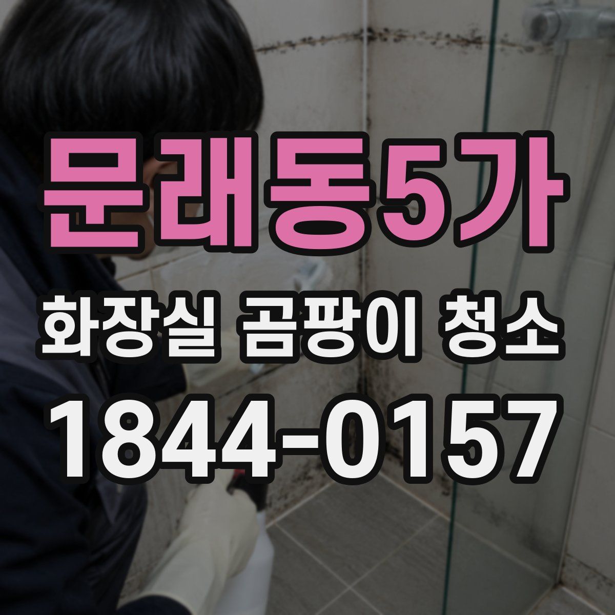 문래동5가 화장실 곰팡이 청소