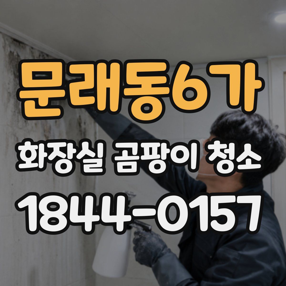 문래동6가 화장실 곰팡이 청소