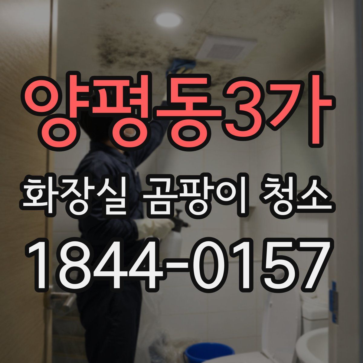 양평동3가 화장실 곰팡이 청소