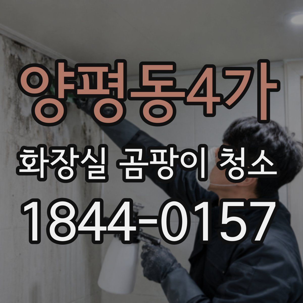 양평동4가 화장실 곰팡이 청소