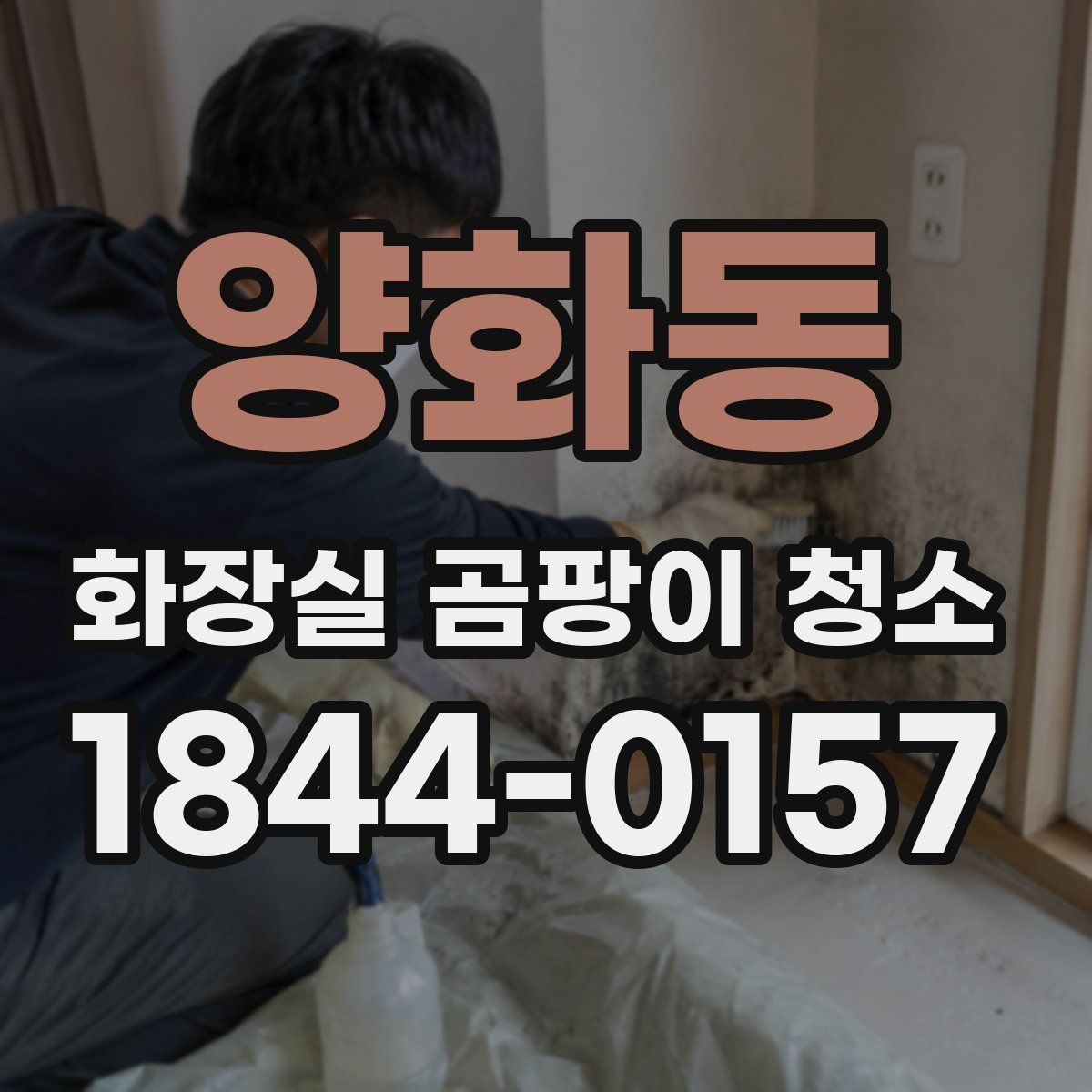 양화동 화장실 곰팡이 청소