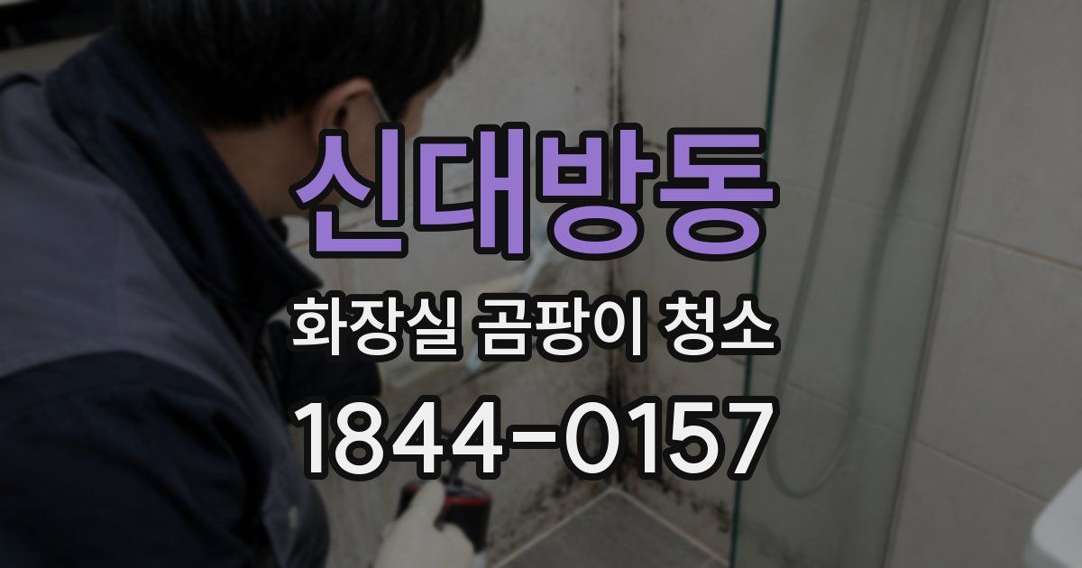 신대방동 화장실 곰팡이 청소