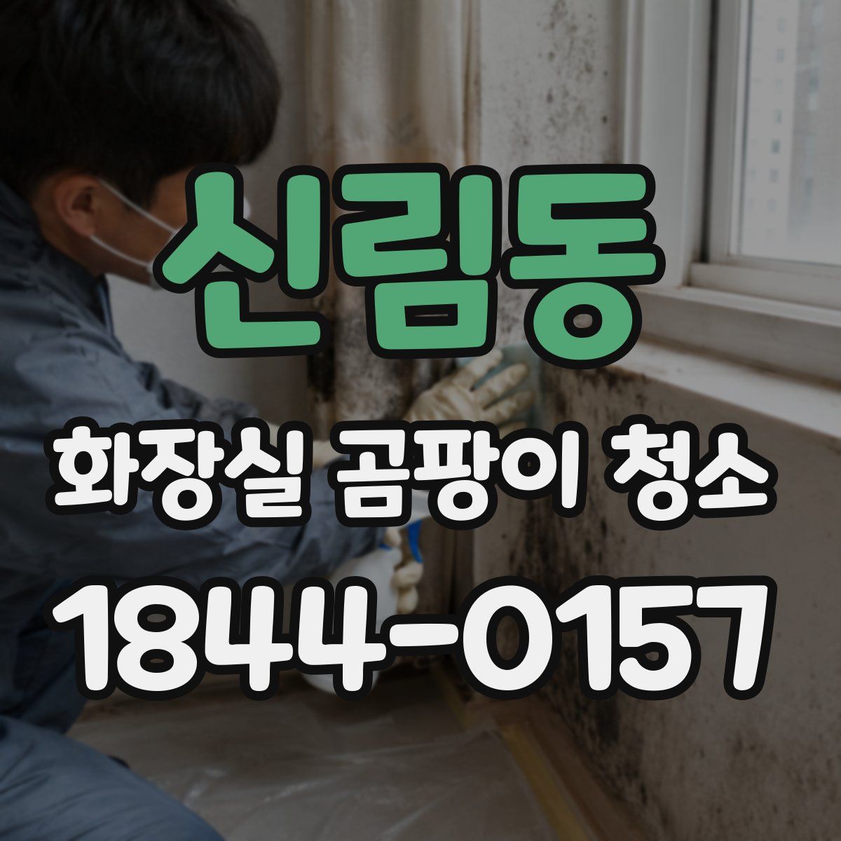 신림동 화장실 곰팡이 청소