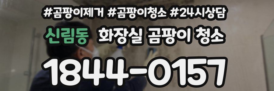 신림동 화장실 곰팡이 청소