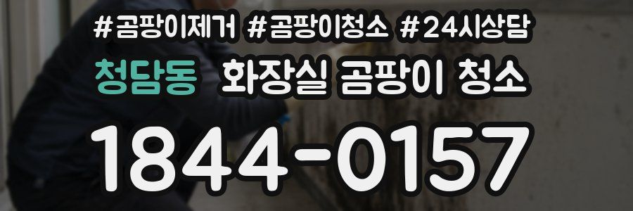 청담동 화장실 곰팡이 청소