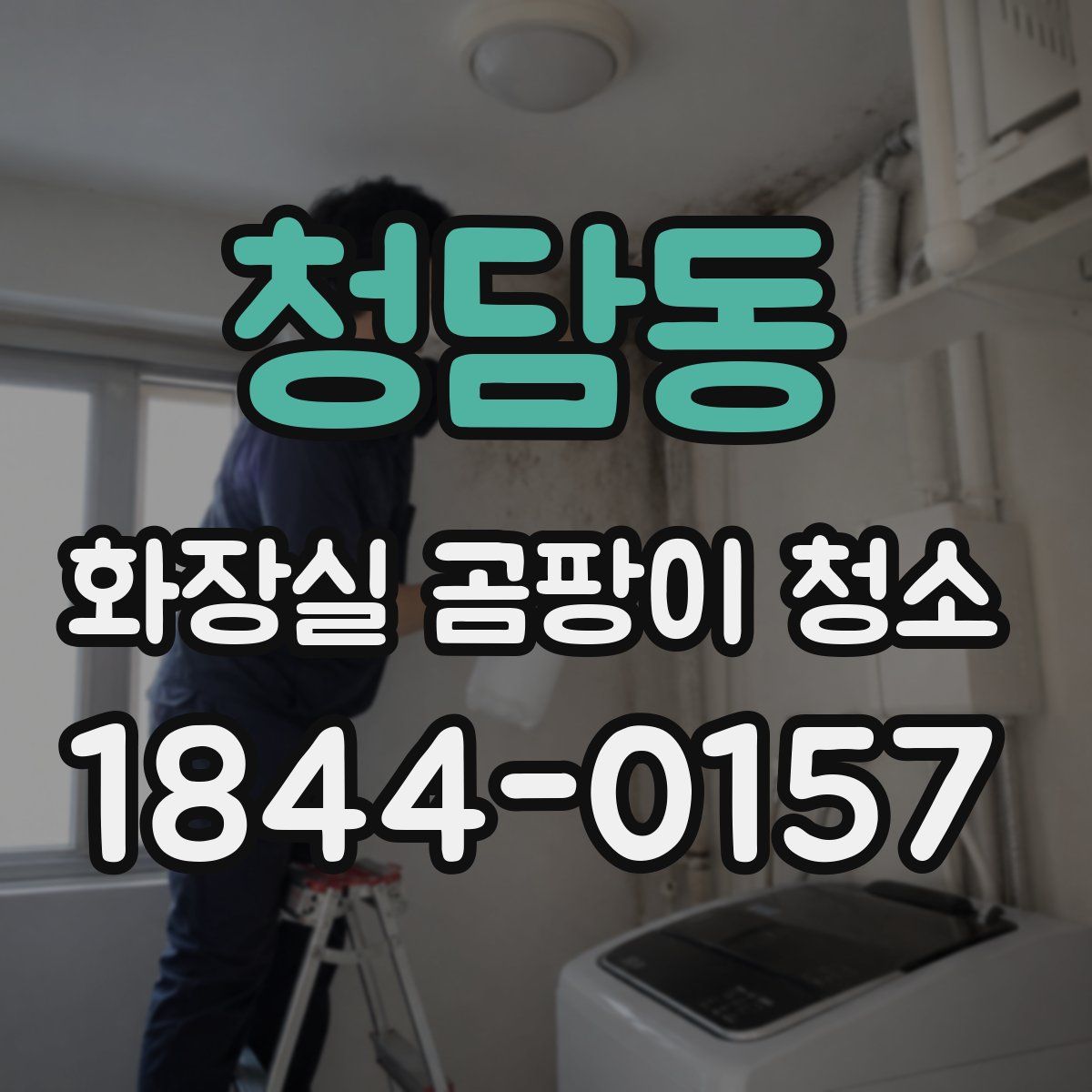 청담동 화장실 곰팡이 청소