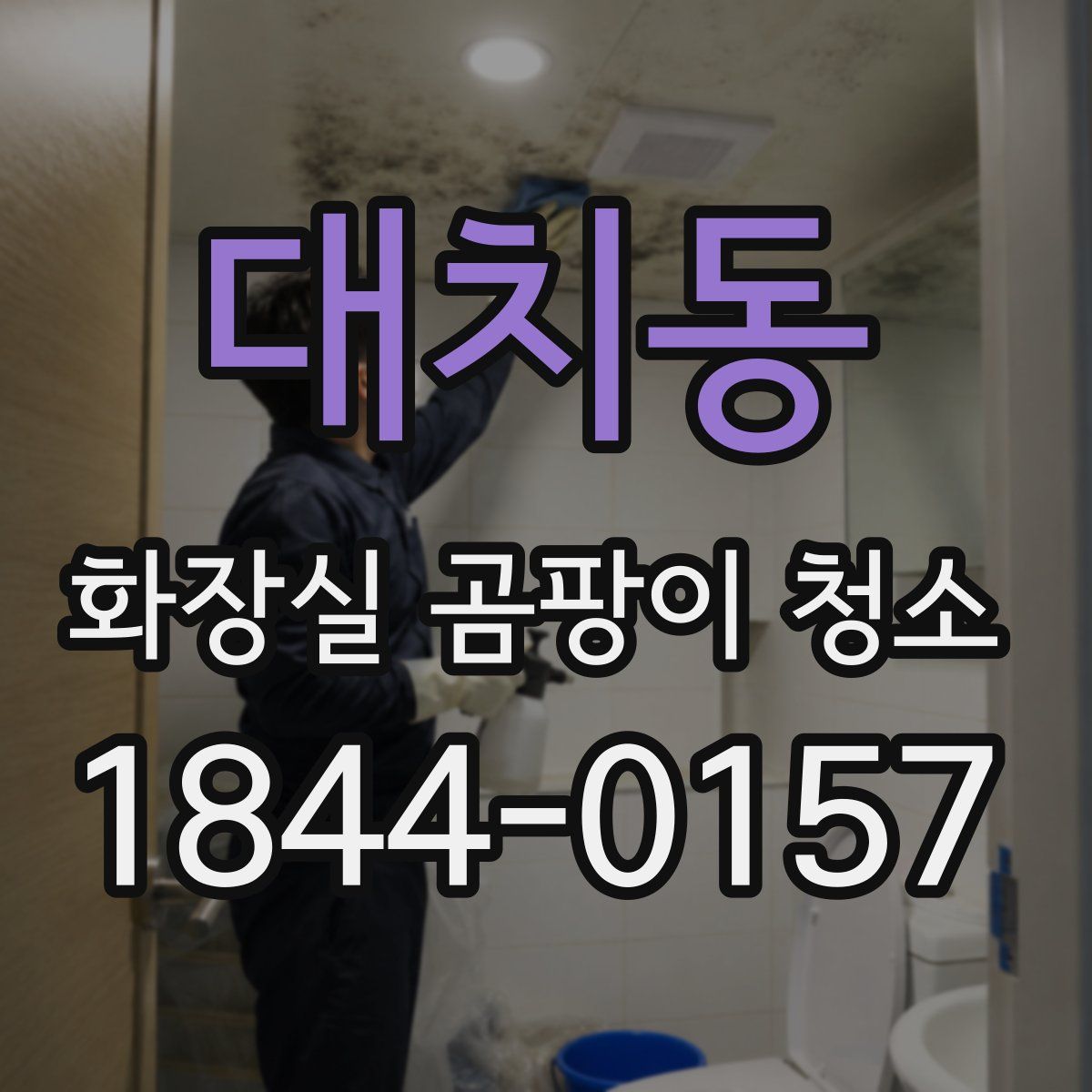 대치동 화장실 곰팡이 청소