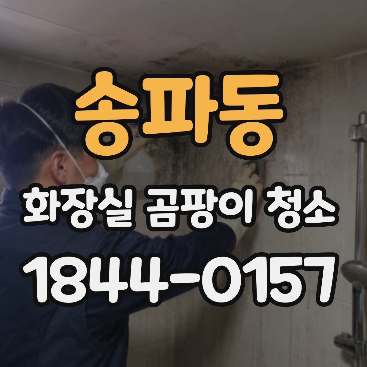 송파동 화장실 곰팡이 청소