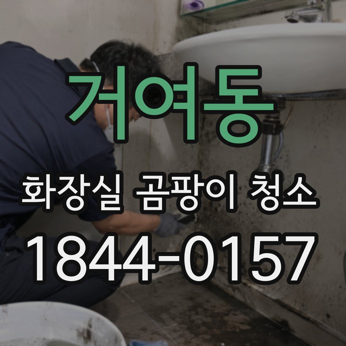 거여동 화장실 곰팡이 청소 물때처럼 보이는 곰팡이의 특징