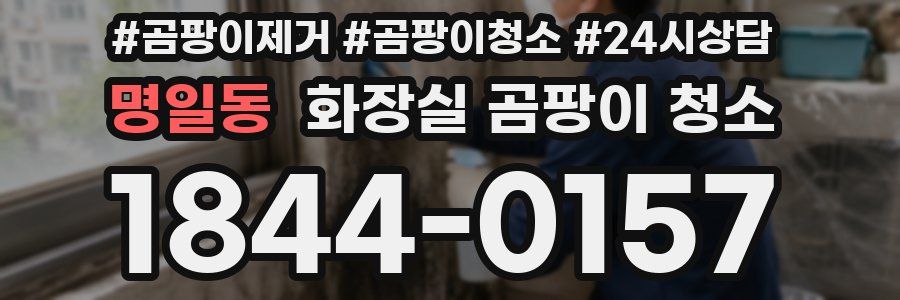 명일동 화장실 곰팡이 청소