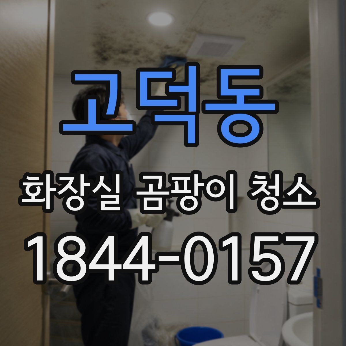 고덕동 화장실 곰팡이 청소