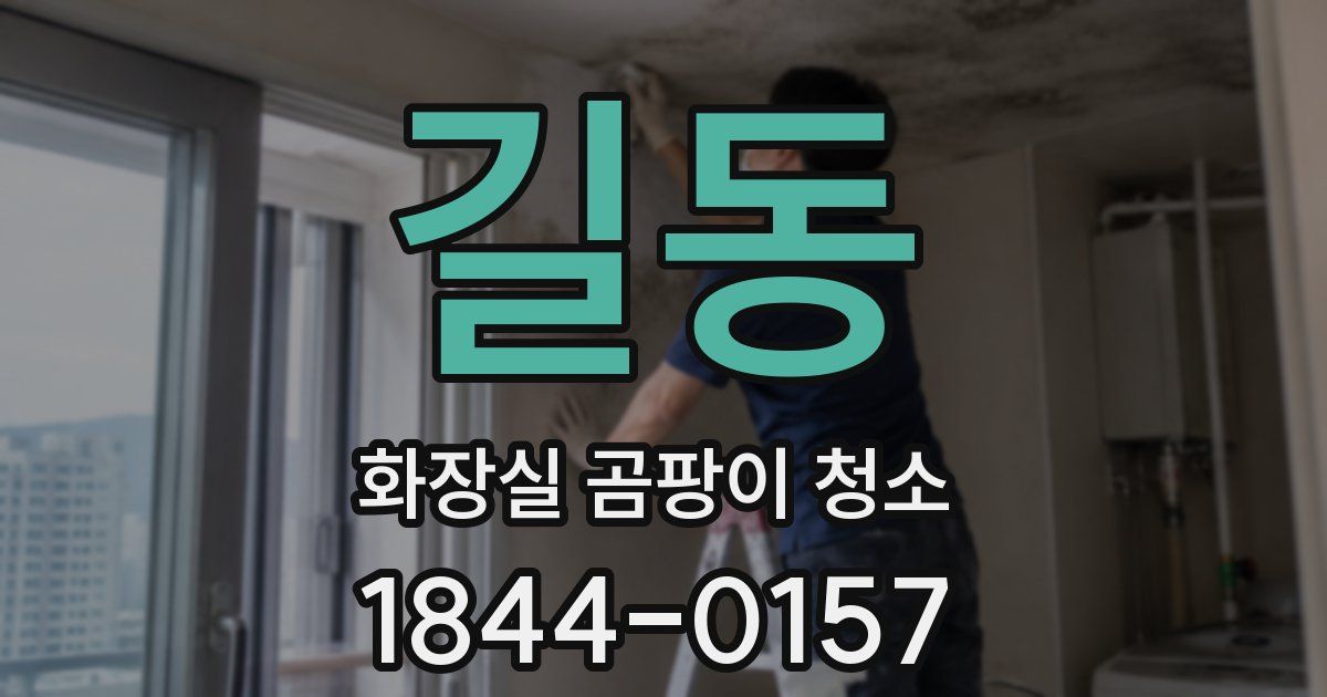 길동 화장실 곰팡이 청소