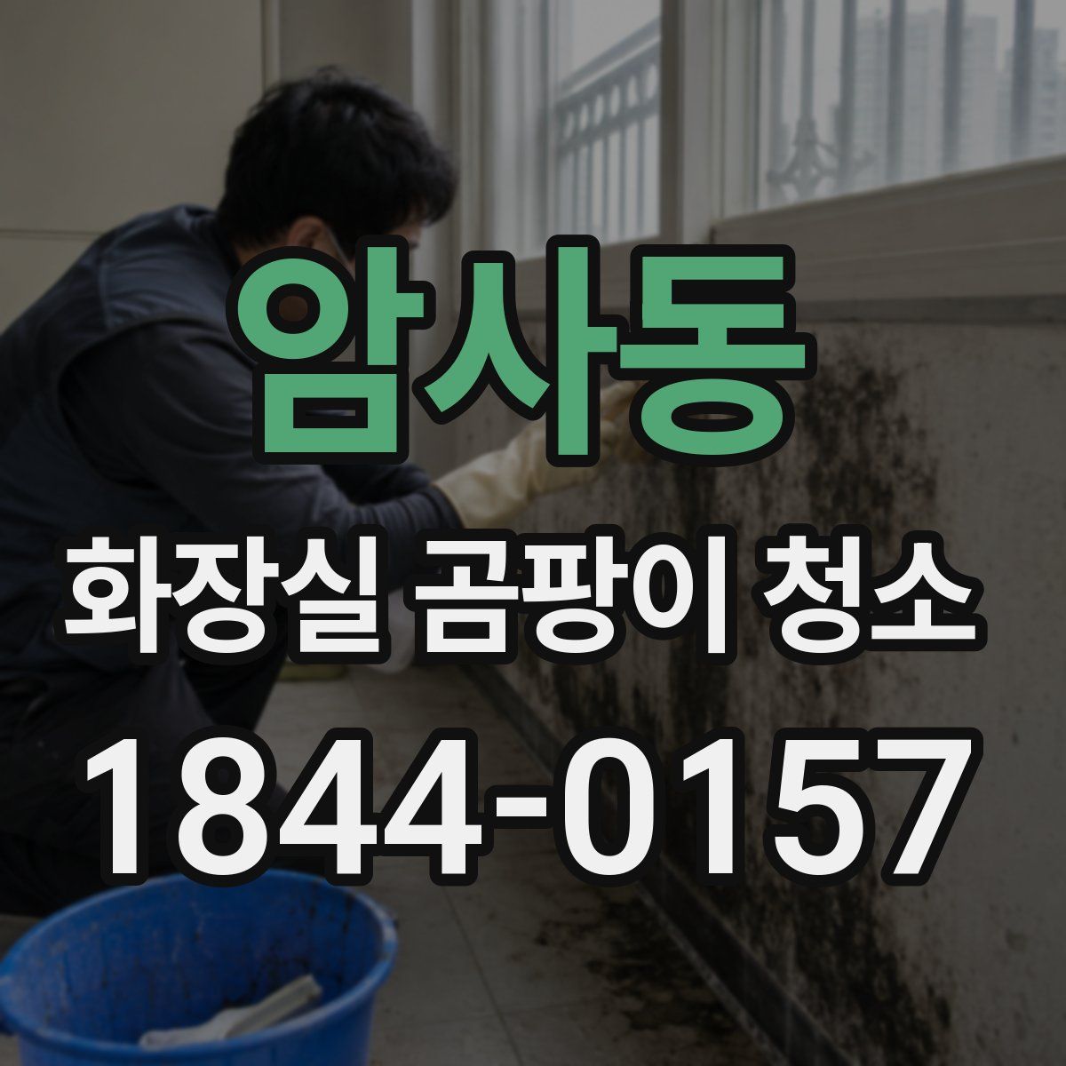 암사동 화장실 곰팡이 청소