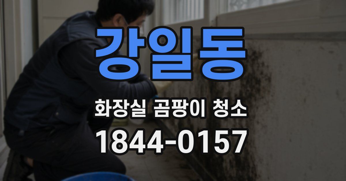 강일동 화장실 곰팡이 청소