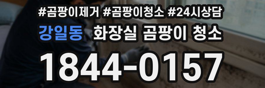 강일동 화장실 곰팡이 청소