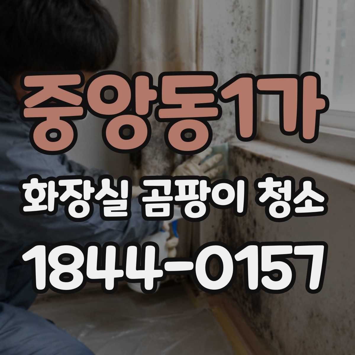 중앙동1가 화장실 곰팡이 청소