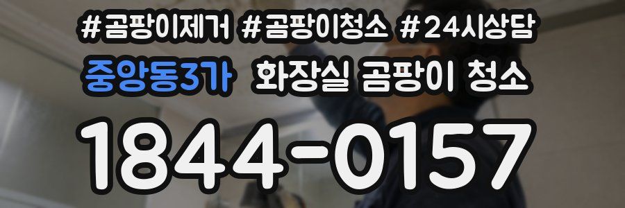 중앙동3가 화장실 곰팡이 청소