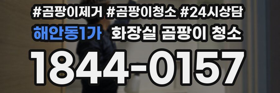 해안동1가 화장실 곰팡이 청소