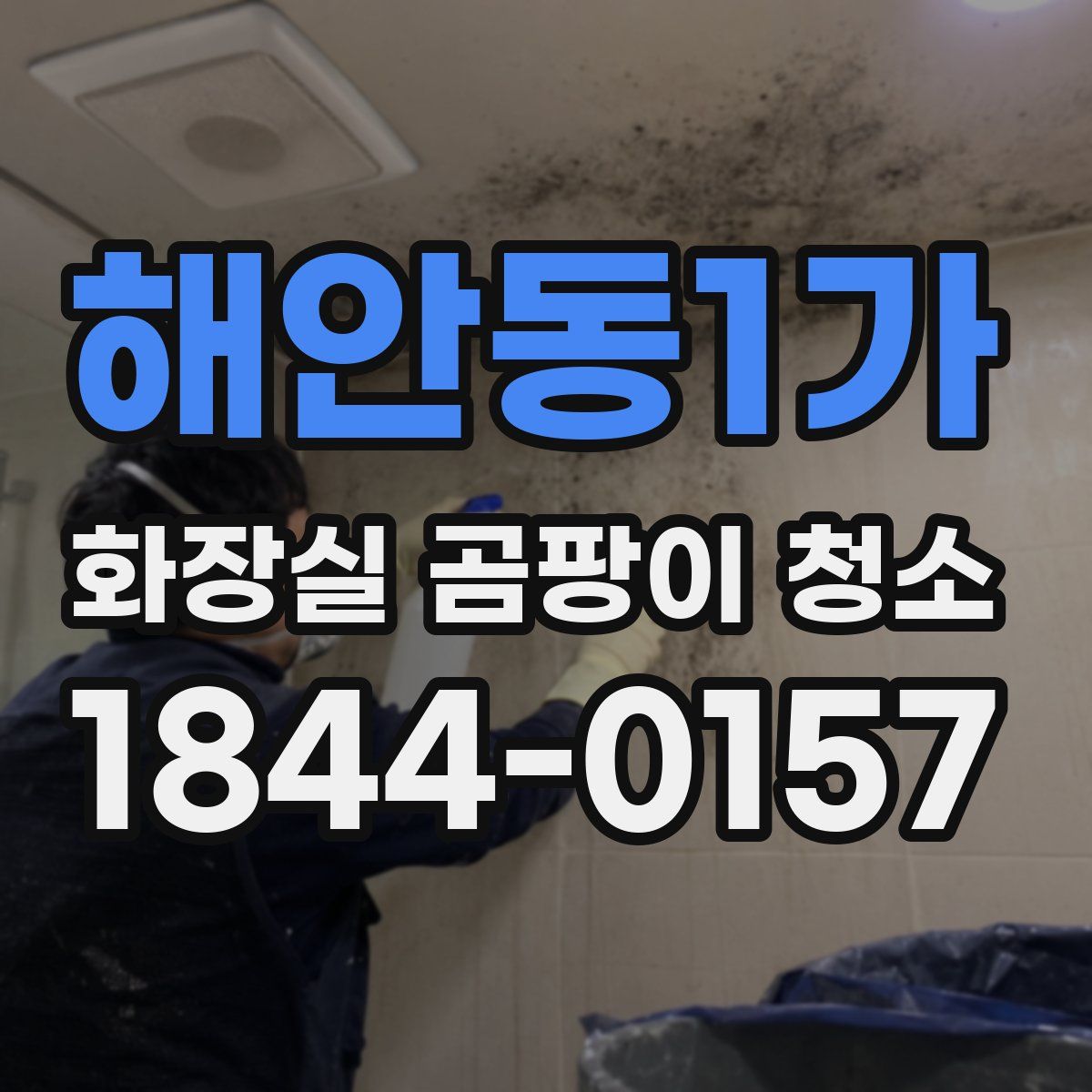 해안동1가 화장실 곰팡이 청소