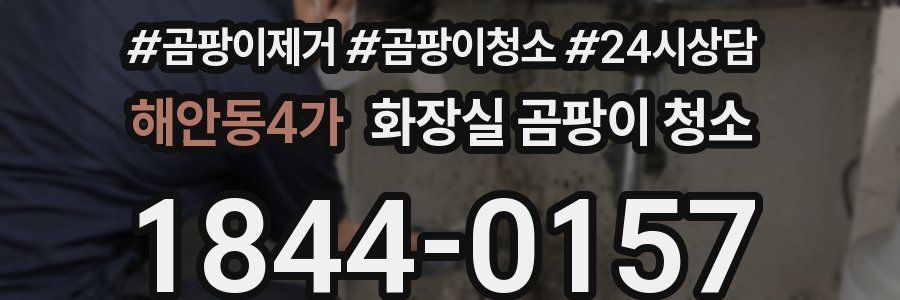 해안동4가 화장실 곰팡이 청소