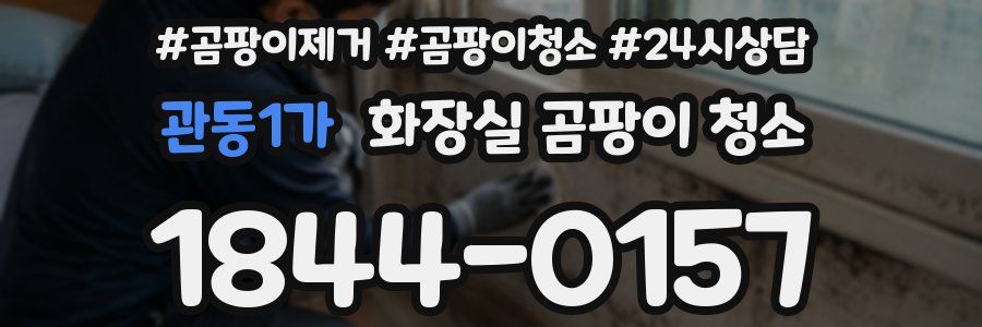 관동1가 화장실 곰팡이 청소