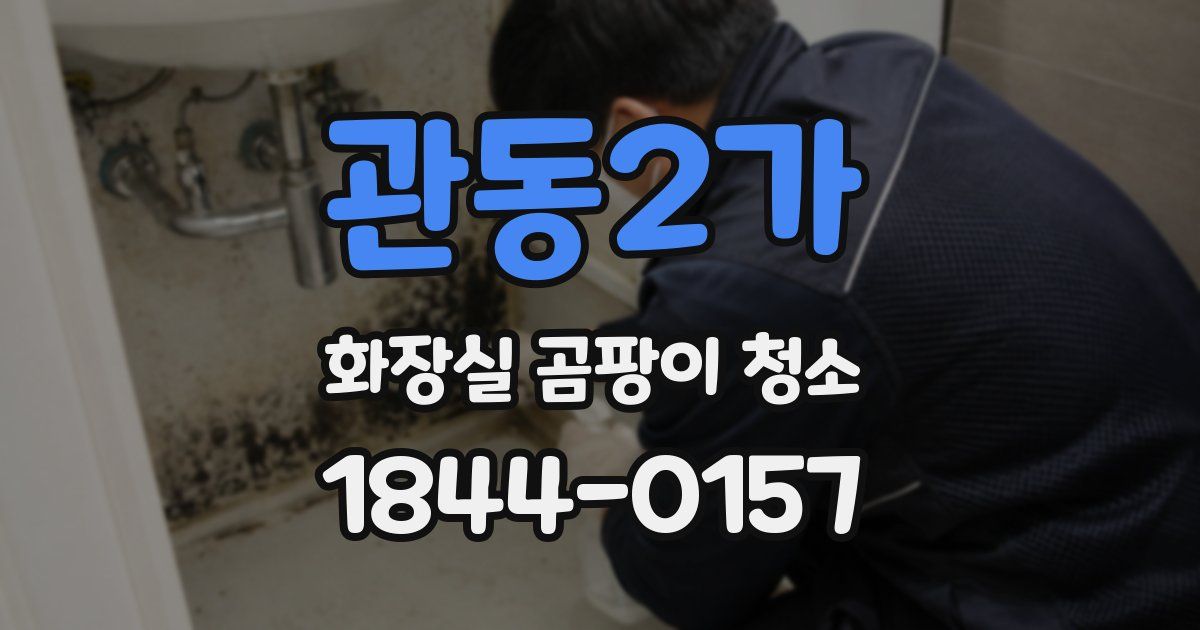 관동2가 화장실 곰팡이 청소