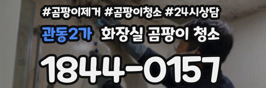 관동2가 화장실 곰팡이 청소