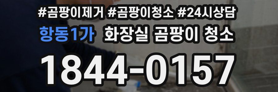 항동1가 화장실 곰팡이 청소