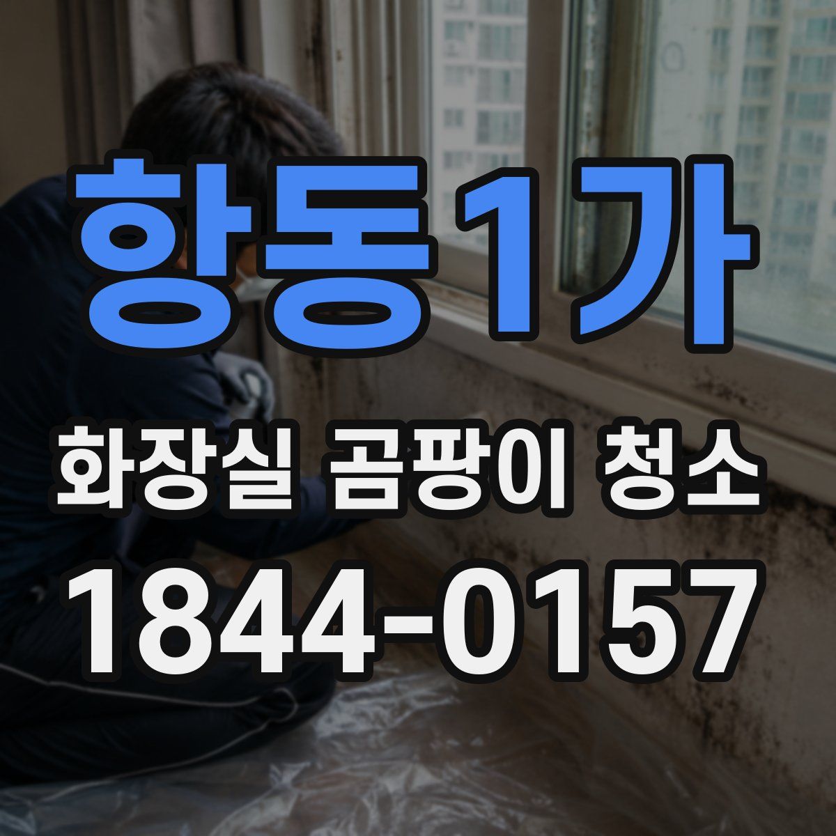 항동1가 화장실 곰팡이 청소