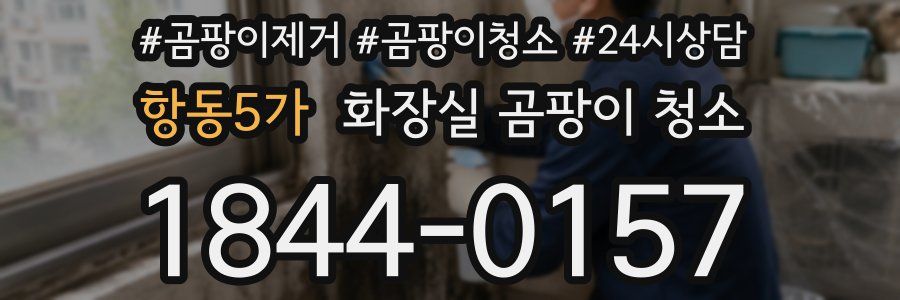 항동5가 화장실 곰팡이 청소