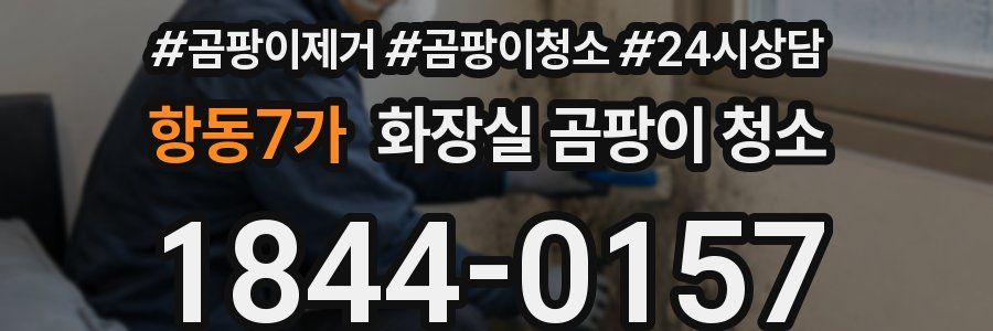 항동7가 화장실 곰팡이 청소