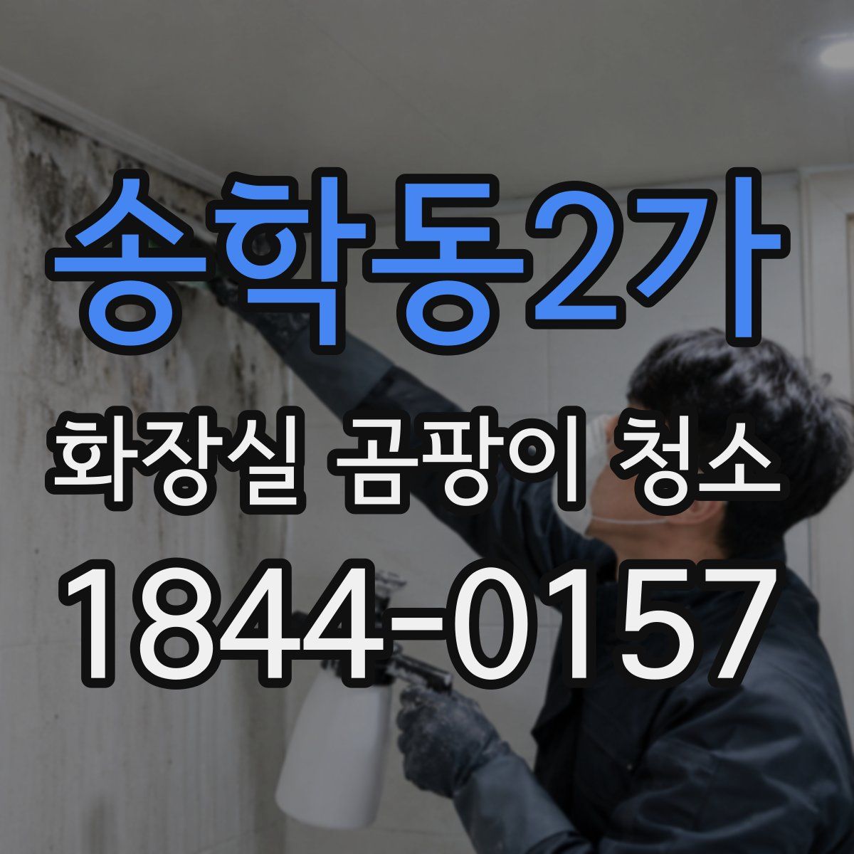 송학동2가 화장실 곰팡이 청소
