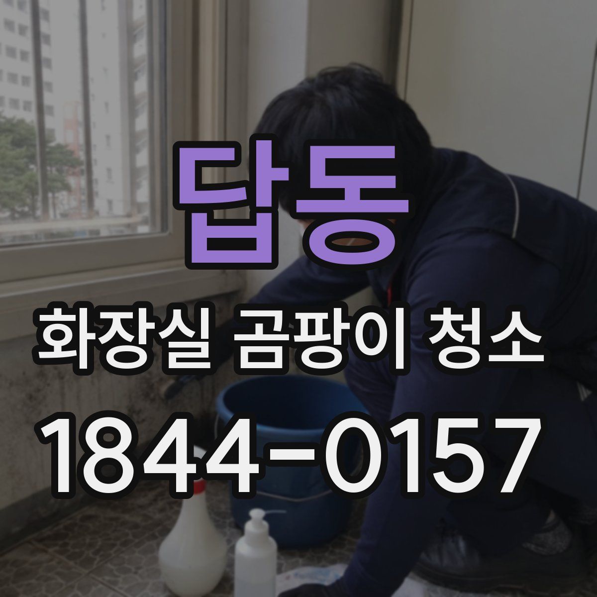 답동 화장실 곰팡이 청소