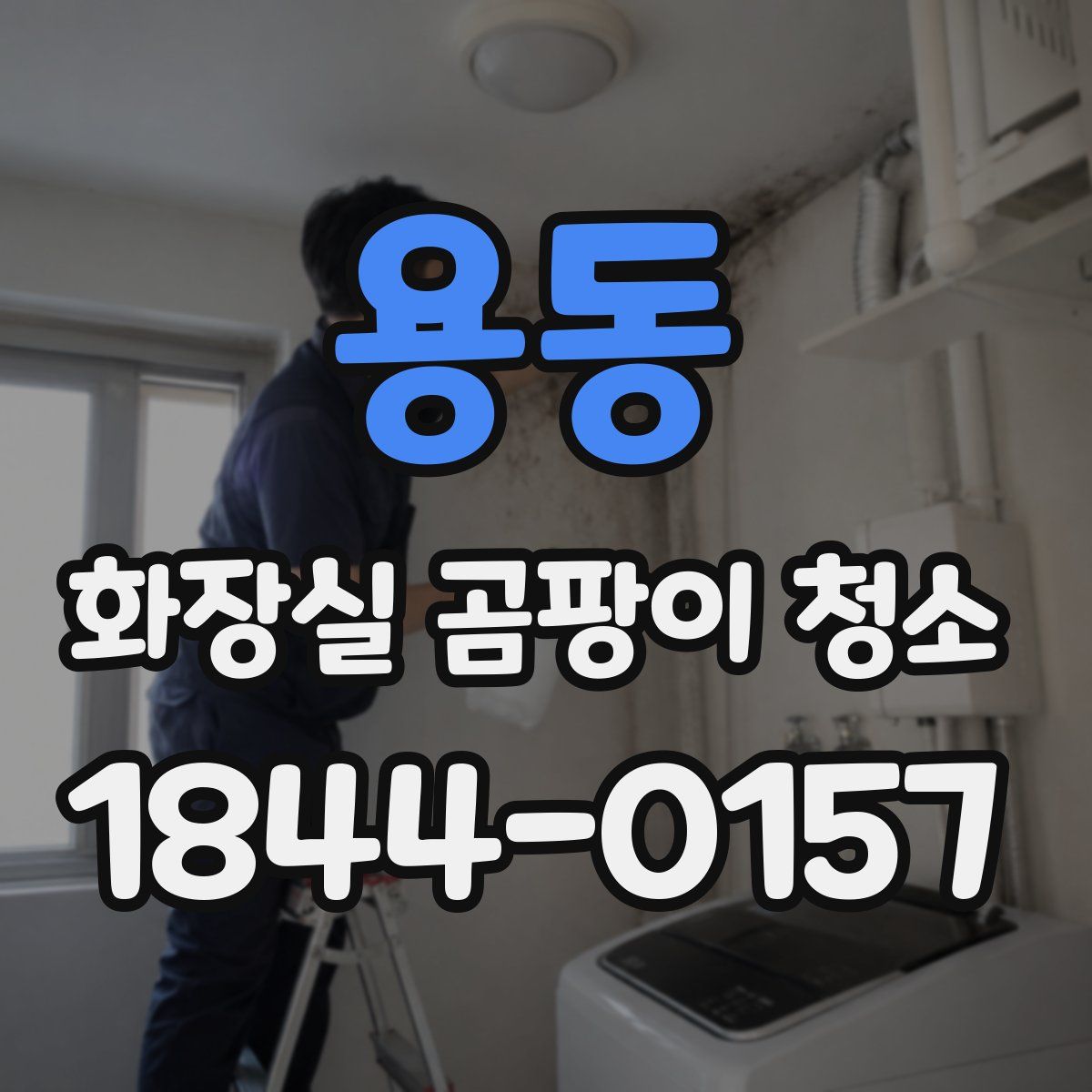 용동 화장실 곰팡이 청소