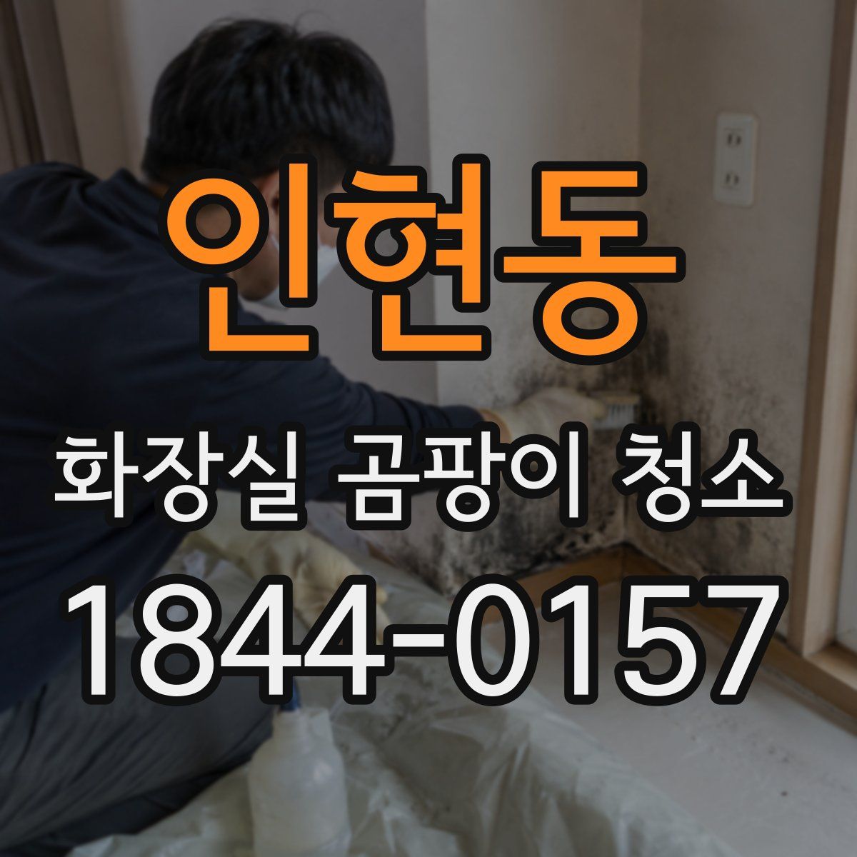 인현동 화장실 곰팡이 청소