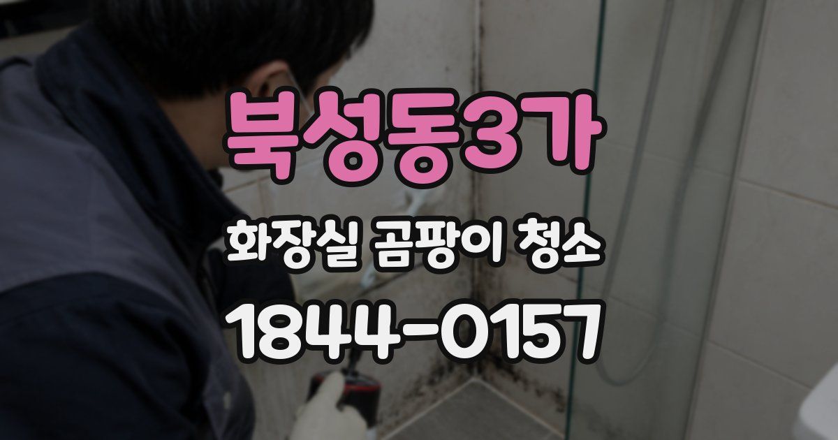 북성동3가 화장실 곰팡이 청소