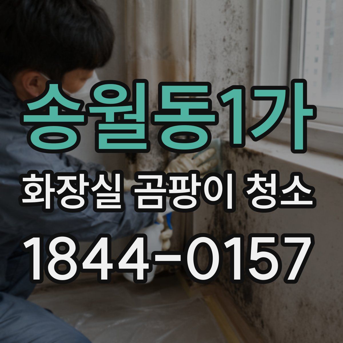 송월동1가 화장실 곰팡이 청소