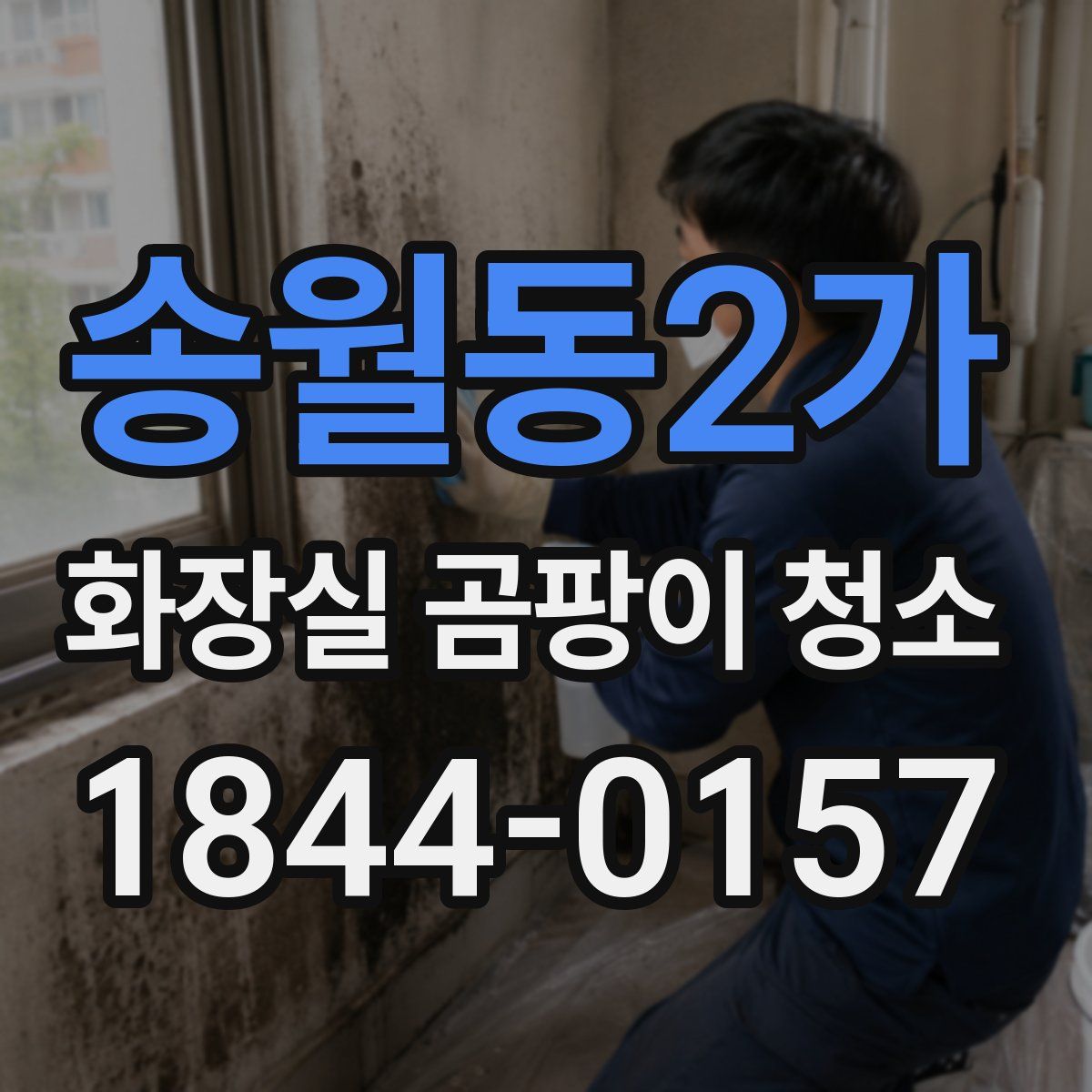 송월동2가 화장실 곰팡이 청소
