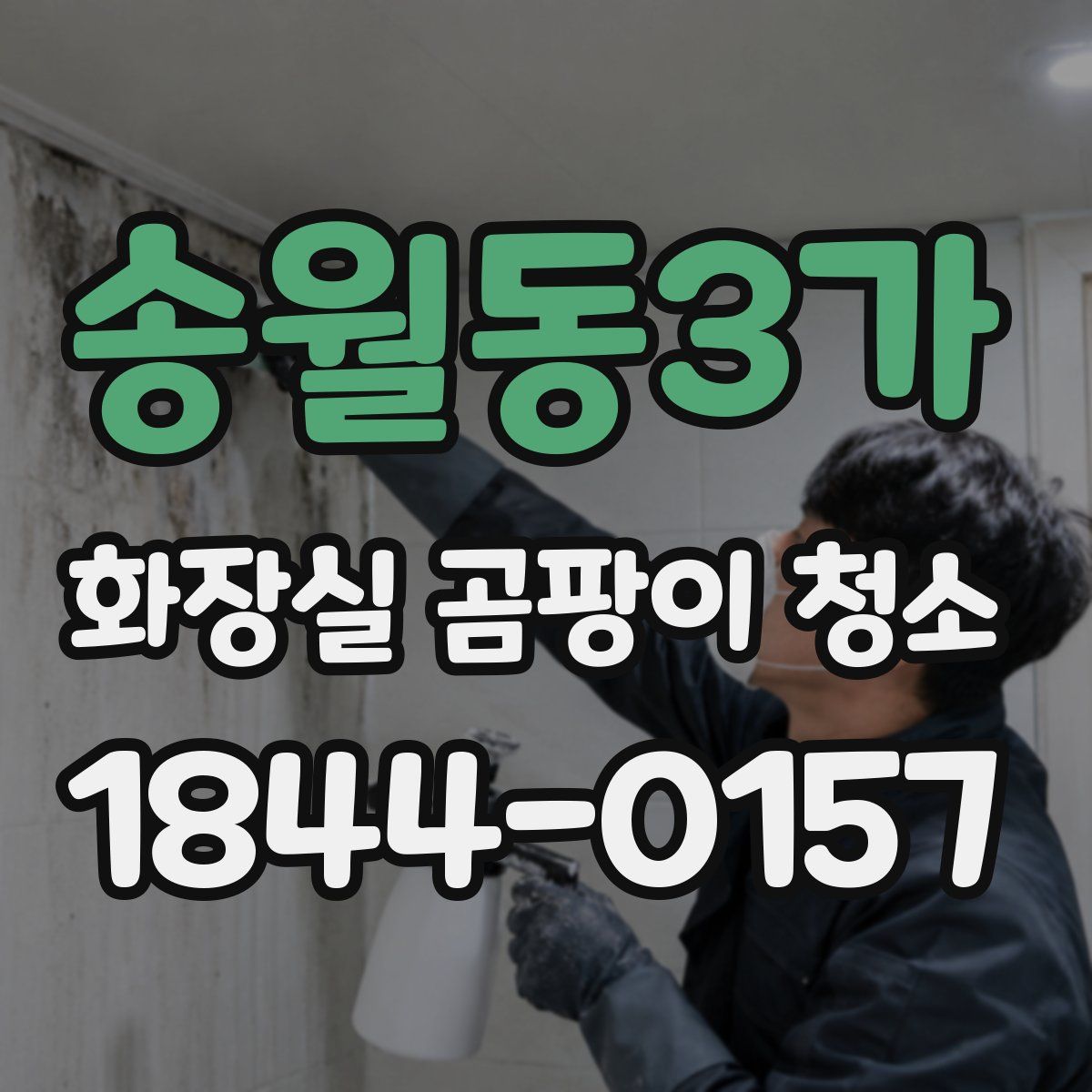 송월동3가 화장실 곰팡이 청소